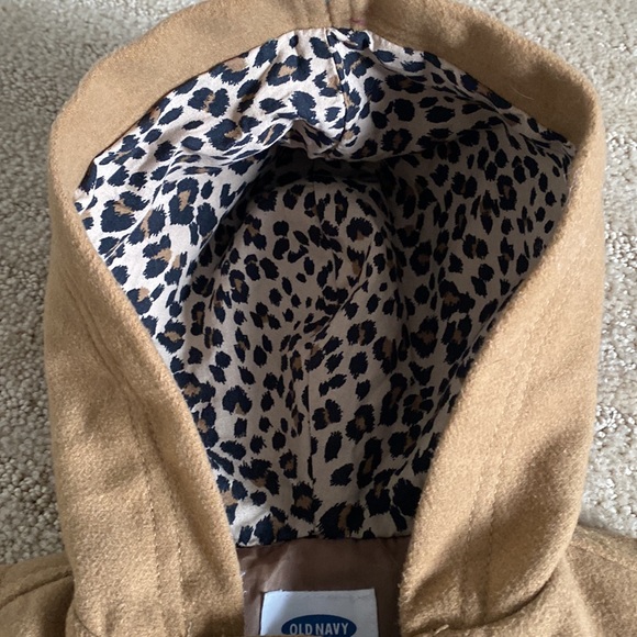 Old Navy Baby Infant Girl Khaki Pea Coat 3-6 months - Picture 3 of 6